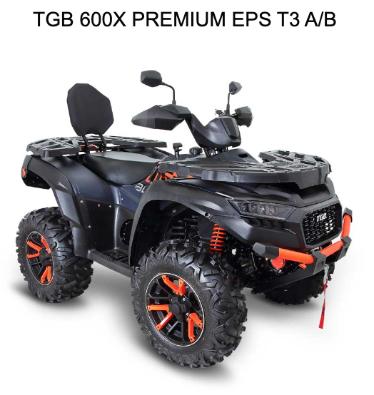 TGB 600X PREMIUM EPS T3 A/B