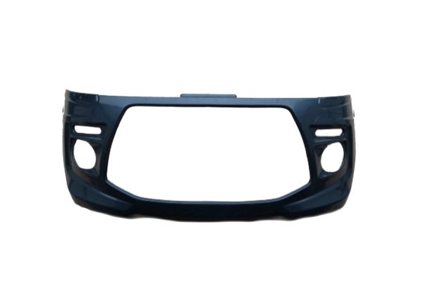 Främre stötfångare till Ligier JS50 Elegance. Stötfångaren är tillverkad av svart ABS-plastmaterial.